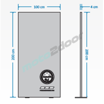 BANER ALUMINOWY STOJĄCY BENELLI 100X200 CM