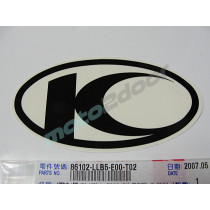 NAKLEJKA K-LOGO 60MM CZARNY 86102-LLB5-E00-T02