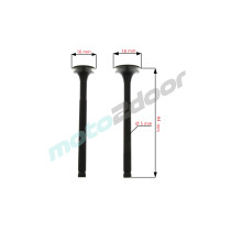 GŁOWICA KOMPLETNA DO CYLINDRA GY6 4T 50CCM 48MM STANDARDOWE ZAWORY POWER FORCE