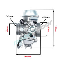 GAŹNIK POWER FORCE PD42-3 BOMBARDDIER CAN-AM DS650 PREDATOR 500 GRIZZLY 600  GZC000067