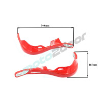 HANDBARY POWER FORCE - CZERWONE OSŁONY RĄK, DŁONI ENDURO CROSS QUAD- ATV  GY6107812-A