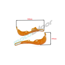 HANDBARY POWER FORCE - POMARAŃCZOWE OSŁONY RĄK, DŁONI ENDURO CROSS QUAD- ATV  GY6107812-D