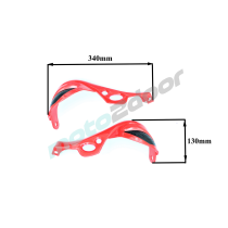 HANDBARY POWER FORCE - CZERWONE OSŁONY RĄK, DŁONI ENDURO CROSS QUAD-ATV  GY6107812-H