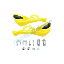 HANDBARY POWER FORCE - ŻÓŁTE OSŁONY RĄK, DŁONI ENDURO CROSS QUAD-ATV  GY6107812-M