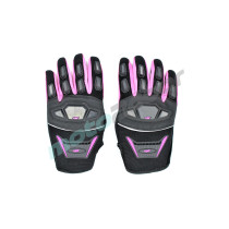 RĘKAWICE MOTOCYKLOWE ENDURO CROSS QUAD MOTO V-02S RÓŻOWE M EKRAN DOTYKOWY RKW00000018