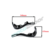 HANDBARY POWER FORCE - CZARNE WZMOCNIONE OSŁONY RĄK, DŁONI ENDUR0 CROSS QUAD- ATV MOCOWANIE 1