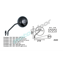 LUSTERKO LEWE APRILIA SCARABEO 125/150/200/250/400/500 POWER FORCE