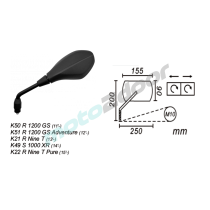 LUSTERKO LEWE BMW R1200GS/R NINE T PURE POWER FORCE