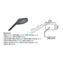 LUSTERKO LEWE DUCATI MULTISTRADA 1200 2010-14 POWER FORCE