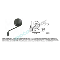 LUSTERKO LEWE HONDA BAJA 50/MONKEY, XR 250-650 1996-04 POWER FORCE