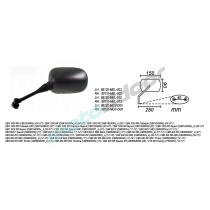 LUSTERKO LEWE HONDA CBR RR 600/1000, VTR 250 2004-2017 POWER FORCE