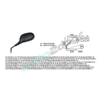 LUSTERKO LEWE HONDA SH 125/150/300 2008-2017 POWER FORCE