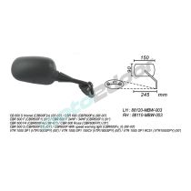 LUSTERKO PRAWE HONDA HORNET 600 2000-03, CBR 600, VTR 1000 POWER FORCE