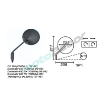 LUSTERKO LEWE HONDA DOMINATOR 500/600/650 1988-2002 POWER FORCE