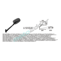 LUSTERKO LEWE HONDA CBR 125/250 2011-1 POWER FORCE