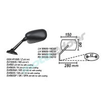 LUSTERKO LEWE SUZUKI SV 650/1000 2003-10 GSX-R1000/Z 03-04 POWER FORCE