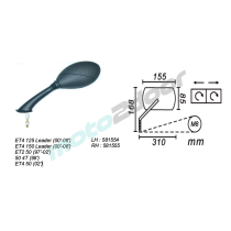LUSTERKO VESPA ET2/ET4 50/125/150 1997-2006 LEWE POWER FORCE  LUTFV-018-7-L