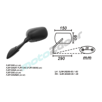 LUSTERKO LEWE YAMAHA FJR1300 2001-2005 POWER FORCE