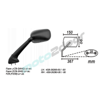 LUSTERKO LEWE YAMAHA FAZER FZ6-S AHG 2007-2009 POWER FORCE