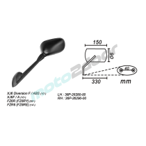 LUSTERKO LEWE YAMAHAXJ6 DIVERSION/F FZ6R 2009-… POWER FORCE
