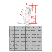 GAZNIK FCR 28 MOTOCROSS OFFROAD 110 150 CCM
