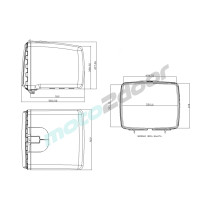 KUFER PUIG NA PIZZĘ / CATERING MAXI BOX (100 LITRÓW, NA KLUCZYK) CZARNY