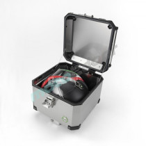 KUFER CENTRALNY ALUMINIOWY 46L ZE STELAŻEM TRK502/502X