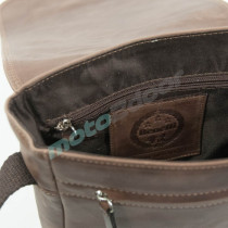 TORBA SKÓRZANA NA RAMIĘ BENELLI BRĄZOWA