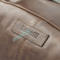 TORBA PODRÓŻNA SKÓRZANA BENELLI BRĄZOWA