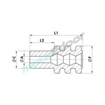 USZCZELKA DO POJ.PRZEWODU ELEKT. - ŻÓŁTA-(1,2-2,1MM)-D6,00MM BATCH D-QU
