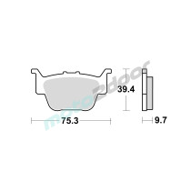 KLOCKI HAMULCOWE BRAKING SINTERED 911CM44 OFFROAD