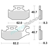KLOCKI HAMULCOWE BRAKING SINTERED 935CM44 OFFROAD