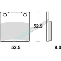 KLOCKI HAMULCOWE BRAKING SEMI METALLIC 719SM1