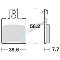 KLOCKI HAMULCOWE BRAKING SEMI METALLIC 778SM1