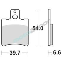KLOCKI HAMULCOWE BRAKING SEMI METALLIC 779SM1