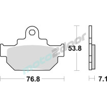 KLOCKI HAMULCOWE BRAKING SEMI METALLIC 817SM1