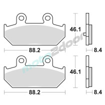 KLOCKI HAMULCOWE BRAKING SEMI METALLIC 896SM1
