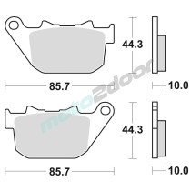 KLOCKI HAMULCOWE BRAKING SEMI METALLIC 901SM1