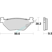 KLOCKI HAMULCOWE BRAKING SEMI METALLIC 903SM1