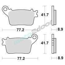 KLOCKI HAMULCOWE BRAKING SEMI METALLIC 925SM1