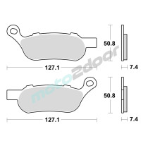 KLOCKI HAMULCOWE BRAKING SEMI METALLIC 944SM1