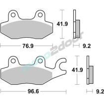 KLOCKI HAMULCOWE BRAKING SEMI METALLIC 981SM1