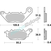 KLOCKI HAMULCOWE BRAKING SEMI METALLIC 991SM1