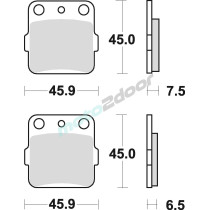 KLOCKI HAMULCOWE BRAKING SINTERED 686CM46 OFFROAD RACING