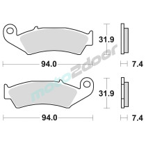 KLOCKI HAMULCOWE BRAKING SINTERED 700CM44 OFFROAD