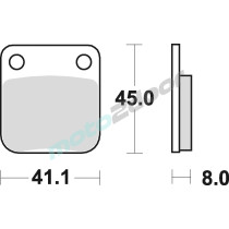KLOCKI HAMULCOWE BRAKING SINTERED 703CM44 OFFROAD