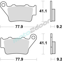 KLOCKI HAMULCOWE BRAKING SINTERED 773CM44 OFFROAD