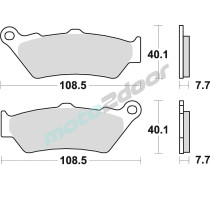 KLOCKI HAMULCOWE BRAKING SINTERED 780CM55 PRZEDNIE