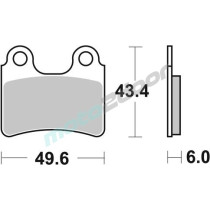 KLOCKI HAMULCOWE BRAKING SINTERED 831CM46 OFFROAD RACING