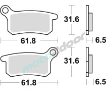 KLOCKI HAMULCOWE BRAKING SINTERED 873CM44 OFFROAD
